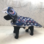 犬用❤︎鯉のぼりポンチョ2022❤︎M青色
