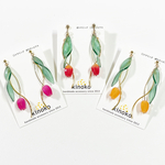 🌷kinokoのチューリップⅡ イヤリング　ピアス　