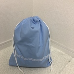 大きめシンプル巾着袋　着替え袋などに