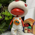 ワンダ　サロペット🍄オレンジマカロン