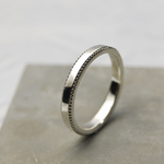 鏡面 RH.Pミルグレインフラットリング 2.4mm幅 グロス｜RH.P RING sv｜713