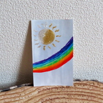 月と太陽と虹