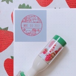 いちごの回転印　３㎝サイズ
