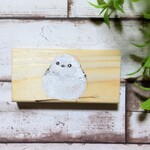 SALE   シマエナガのマグネット〈油絵〉
