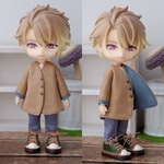 袖まくりカーディガン　ベージュ