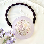 flower bouquet hair tie                                                ラベンダー❇︎フラワーブーケのヘアゴム