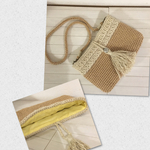 【再販】リコ様専用麻バッグ2wayショルダー