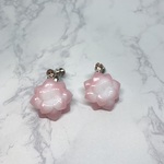 春華イヤリング　ピンク　春　