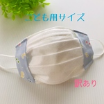 訳あり こどもサイズ マスクカバー ブルーちょうちょ