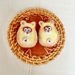 たぬき食パンブローチ(通常ver)