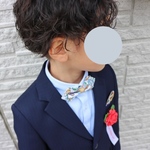 おしゃれ男子の蝶ネクタイ　リバティ使用　アジャスタータイプ　入学式・入園式・結婚式などに𓂃𓈒𓏸