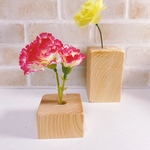 四角　フラワーベース　一輪挿し