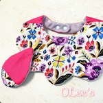❁organic flower bib❁