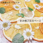 まみ様ご注文ページ　押しフルーツ