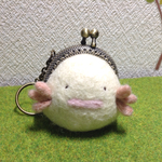 ウーパールーパーさんがま口