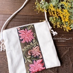 アウトレット♡インド刺繍リボンのサコッシュ