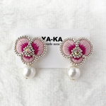 刺繍ピアス