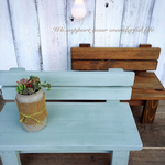 小さなベンチ アンティーク花台 雑貨 ディスプレイ