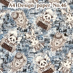 デザインペーパー・コラージュペーパー・15枚入A4☆No.46