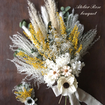 🍀ds様オーダー専用ページです🍀　　ウェディングブーケ　ブライダルブーケ　前撮りブーケ　ドライフラワーブーケ