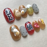 ◎ おでん 食べ物 個性派 ネイル ネイルチップ