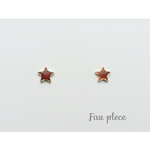 べっ甲  星のピアス