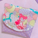 ラミネート動くパーツの移動ポケット