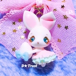 イースターバニー✖️ミニしろうさキーホルダー