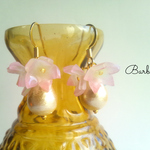 金桃花のピアス