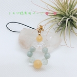 春の新緑ストラップ