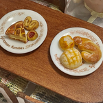 ミニチュアパンとお菓子のセット1/フェイクミニチュアスイーツ