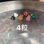 4粒ピアス