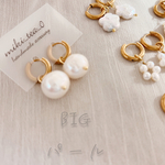 つけっぱなし♡BIGパールのピアス/ 淡水パール /イヤリング/サージカルステンレス
