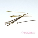 【14kgf 丸球ピン】長さ25mm　線径0.4mm 　10本セット　ハンドメイド素材