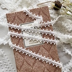 1m 綺麗 ロココ調 ケミカルレース ブレード 白 BK220309 ハンドメイド 手芸 素材 材料 DIY