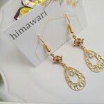 シンプル可愛いキュービックジルコニアピアス