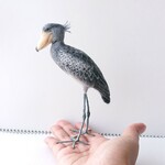 青い目のハシビロコウマスコット