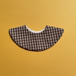【  check  ×  dot   360°スタイ   】リバーシブル　よだれかけ