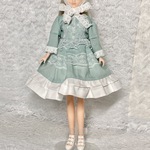 D-107【送料無料】【ジェニー】ワンピース　ドレス　服　ミント