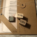 [2個セット] 通貨記号 T2 50g & 0,62€ ナチュラルver. - Currency symbol T2 50g & 0,62€ Natural ver. - [ラバースタンプ]