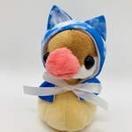 【受注製作only】 空色 の ケープ * デジタルプリント *文鳥 着せ替え ぬいぐるみ 用* 水色 曇 スカイ プレゼント ぬいぐるみ服 ぬい服 ぬいコス 20220401