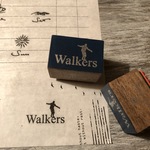 Walkers Lサイズ ペイントver. [ﾌﾞﾗｯｸ、ﾅｲﾄﾌﾞﾙｰ] - Walkers L-size Paint ver. - [ラバースタンプ]