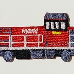 ディーゼル機関車刺繍ワッペン　小