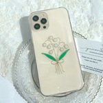 【鈴蘭】iPhoneケース　ハードケース　iPhone13 iPhone12 iPhoneSE