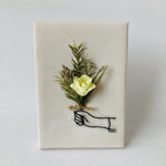 刺繍花飾り