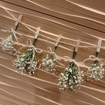 かすみ草とユーカリのミニスワッグ