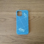 *受注製作*ミナペルホネン*choucho*ブルー*mina perhonen*iPhoneケース*iPhoneカバー*スマホケース*スマホカバー