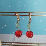 さくらんぼのイヤリング、ピアス