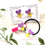 親子でお揃い ビオラアクセのフルセット•*¨*•.¸¸♬
