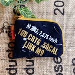 デニムl字ミニ財布 ハンドメイド リメイク 